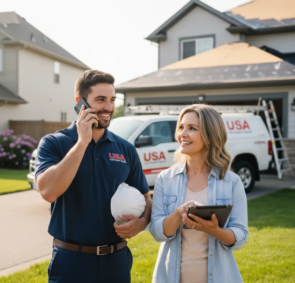USA Roof Repair Experts customer support in Fargo